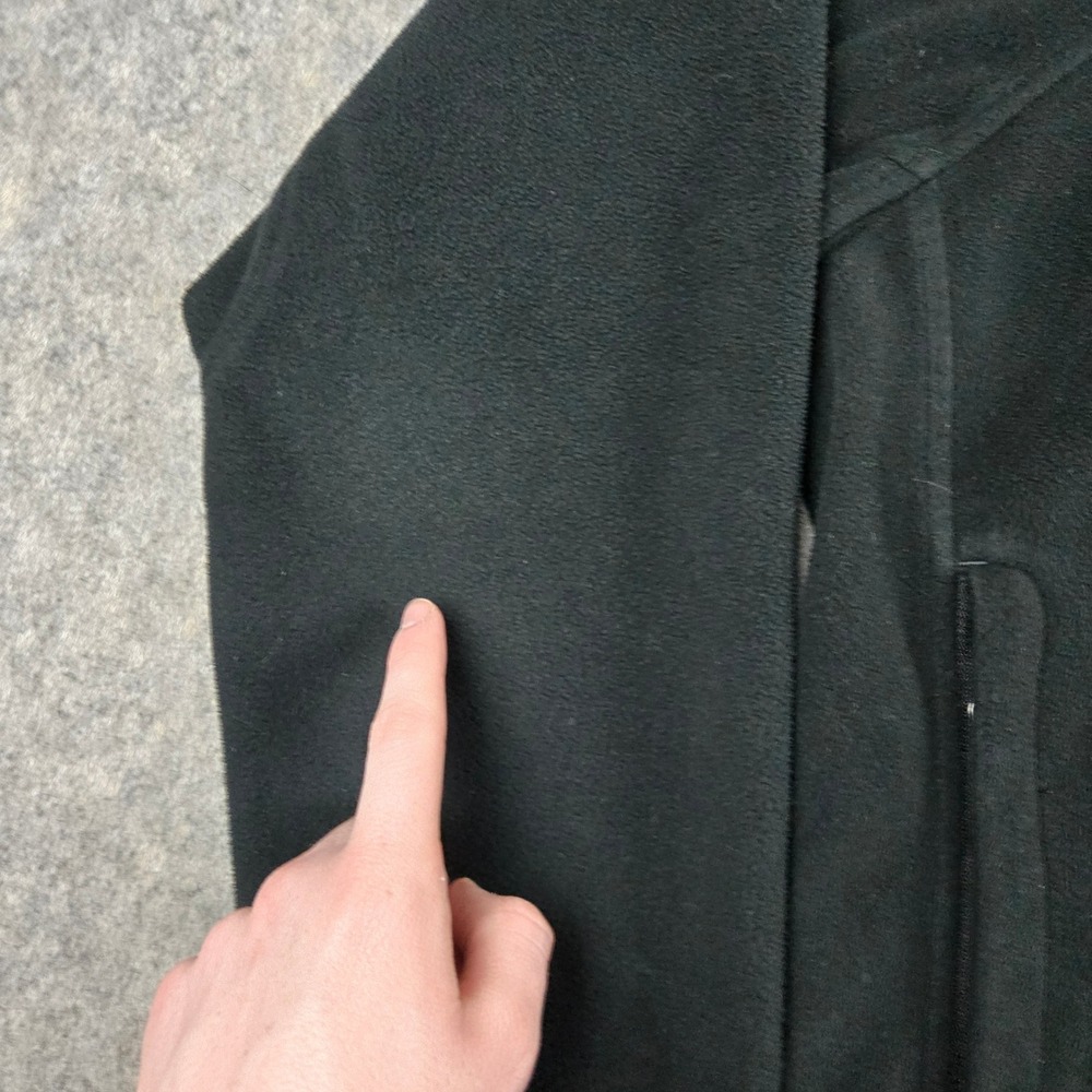 The North Face Windwall Fleece Jacket Womens Large Black Full Zip Outdoor - Picture 9 of 16
